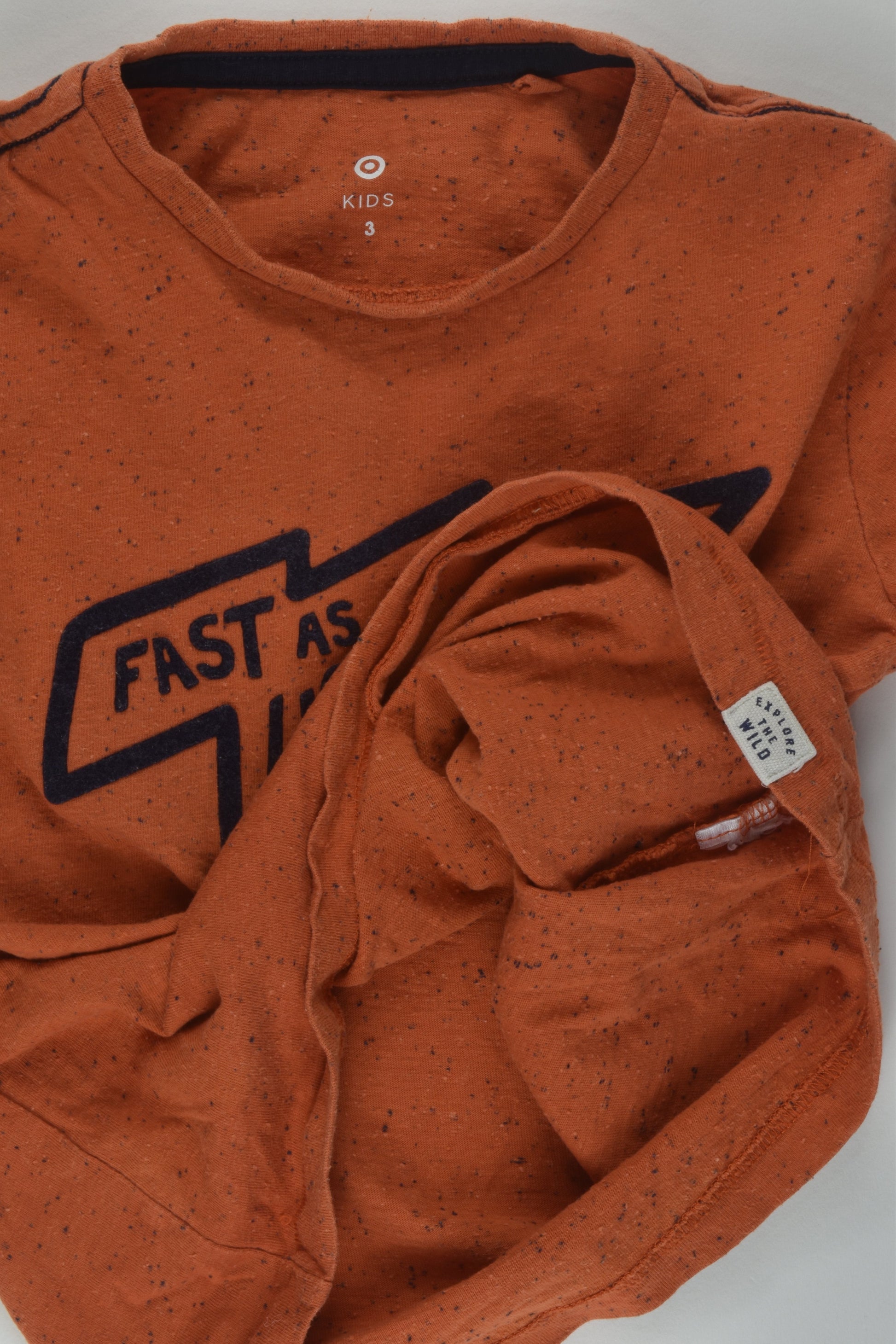 Target Size 3 'Fast as Lightning' T-shirt