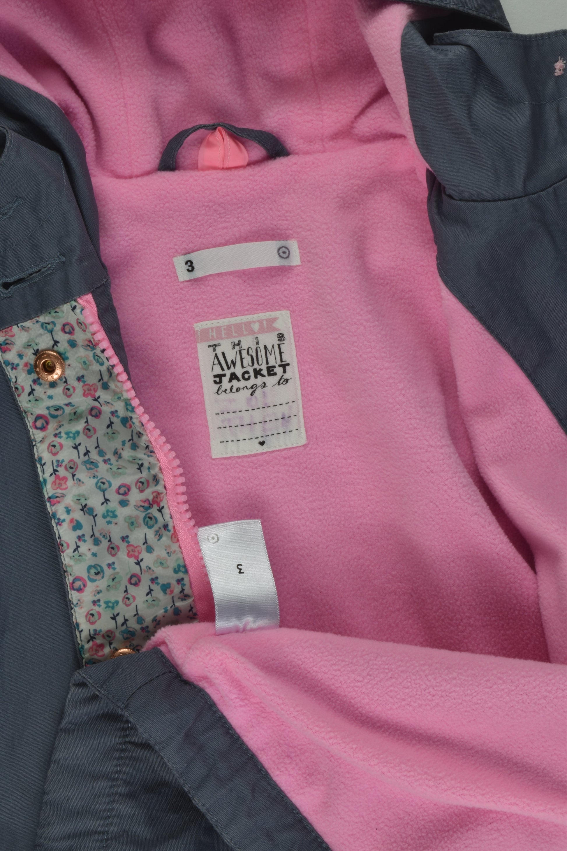 Target Size 3 Fleece Lined Jacket