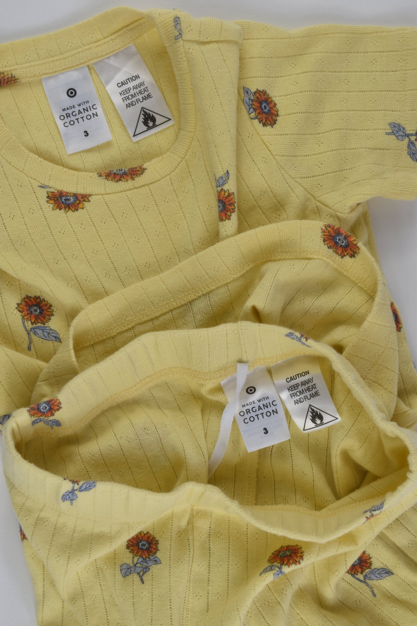 Target Size 3 Organic Pyjamas