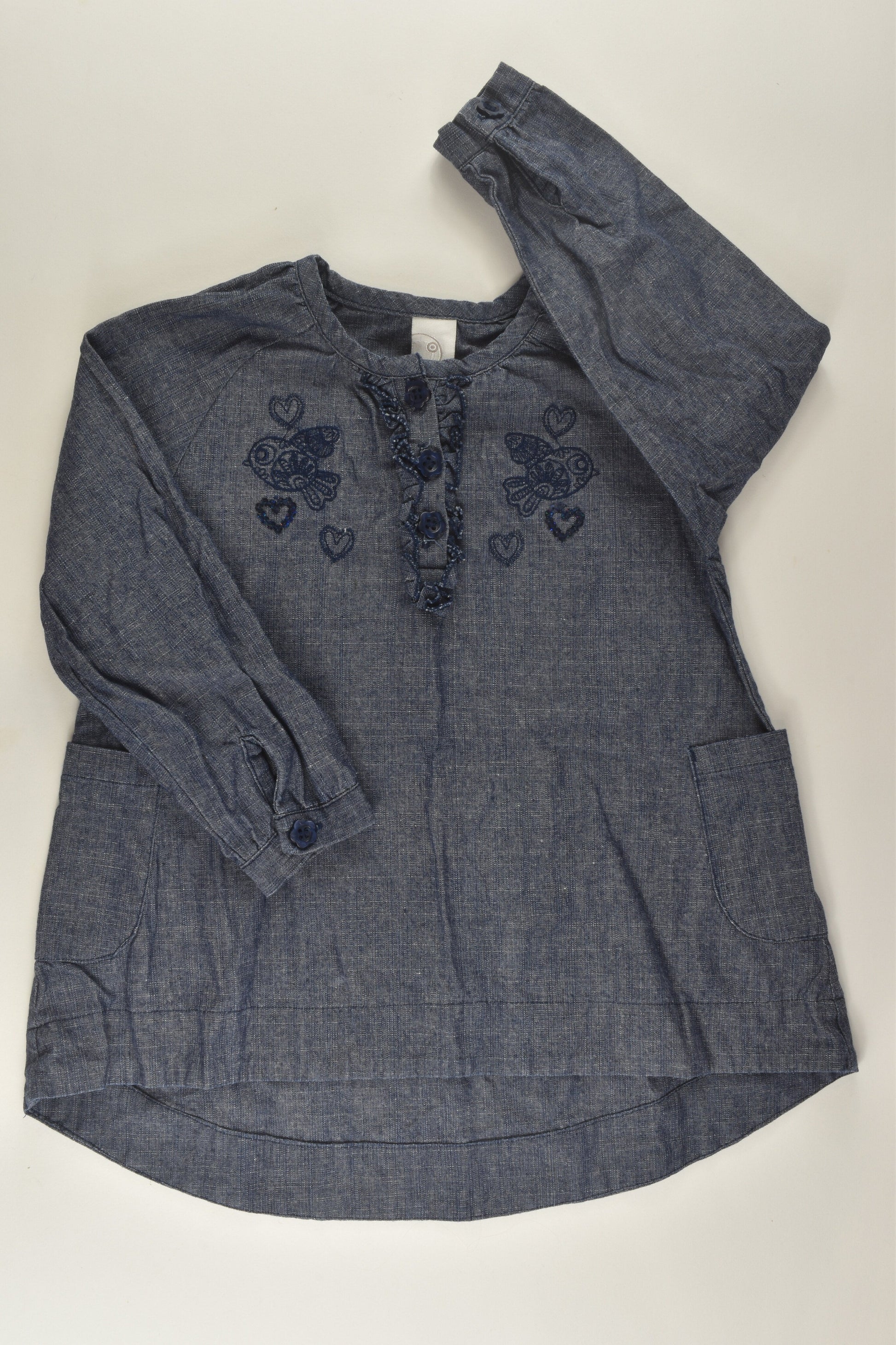 Target Size 4 Denim Dress/Tunic