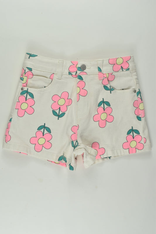 Target Size 5 Flower Denim Shorts