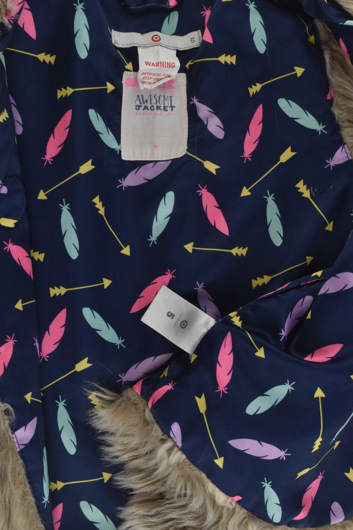 Target Size 5 Fur Vest