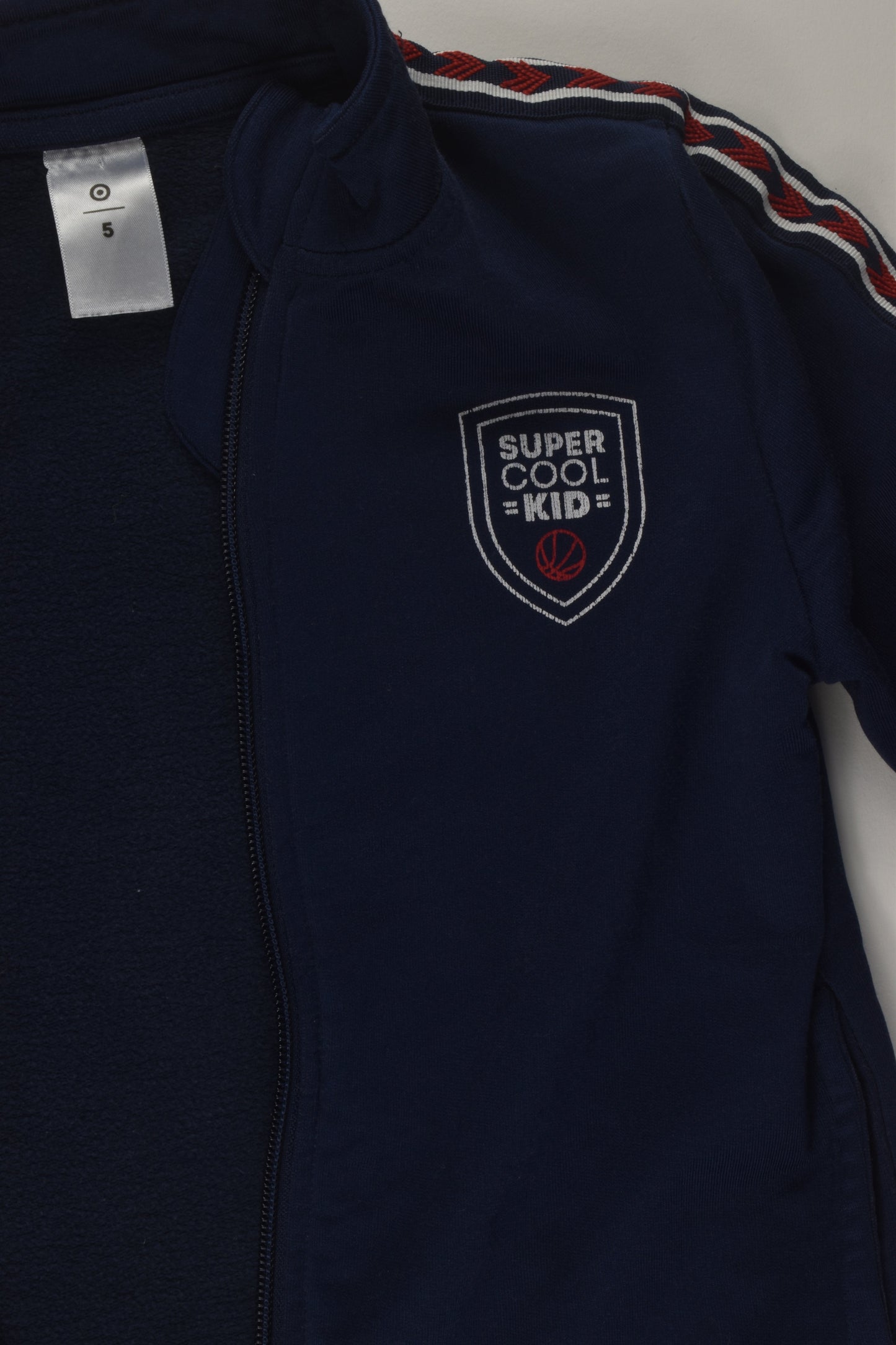 Target Size 5 'Super Cool Kid' Zip Jumper