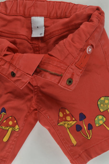 Target Size 6 Handpainted Mushrooms Shorts
