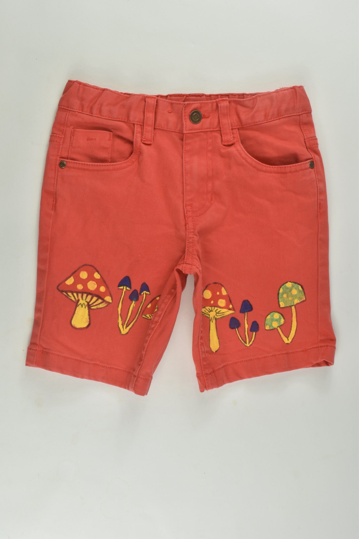 Target Size 6 Handpainted Mushrooms Shorts