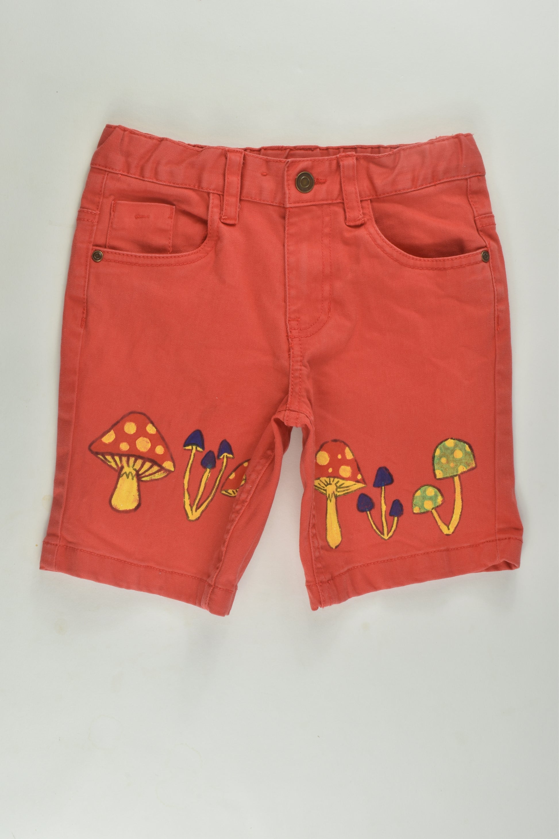 Target Size 6 Handpainted Mushrooms Shorts