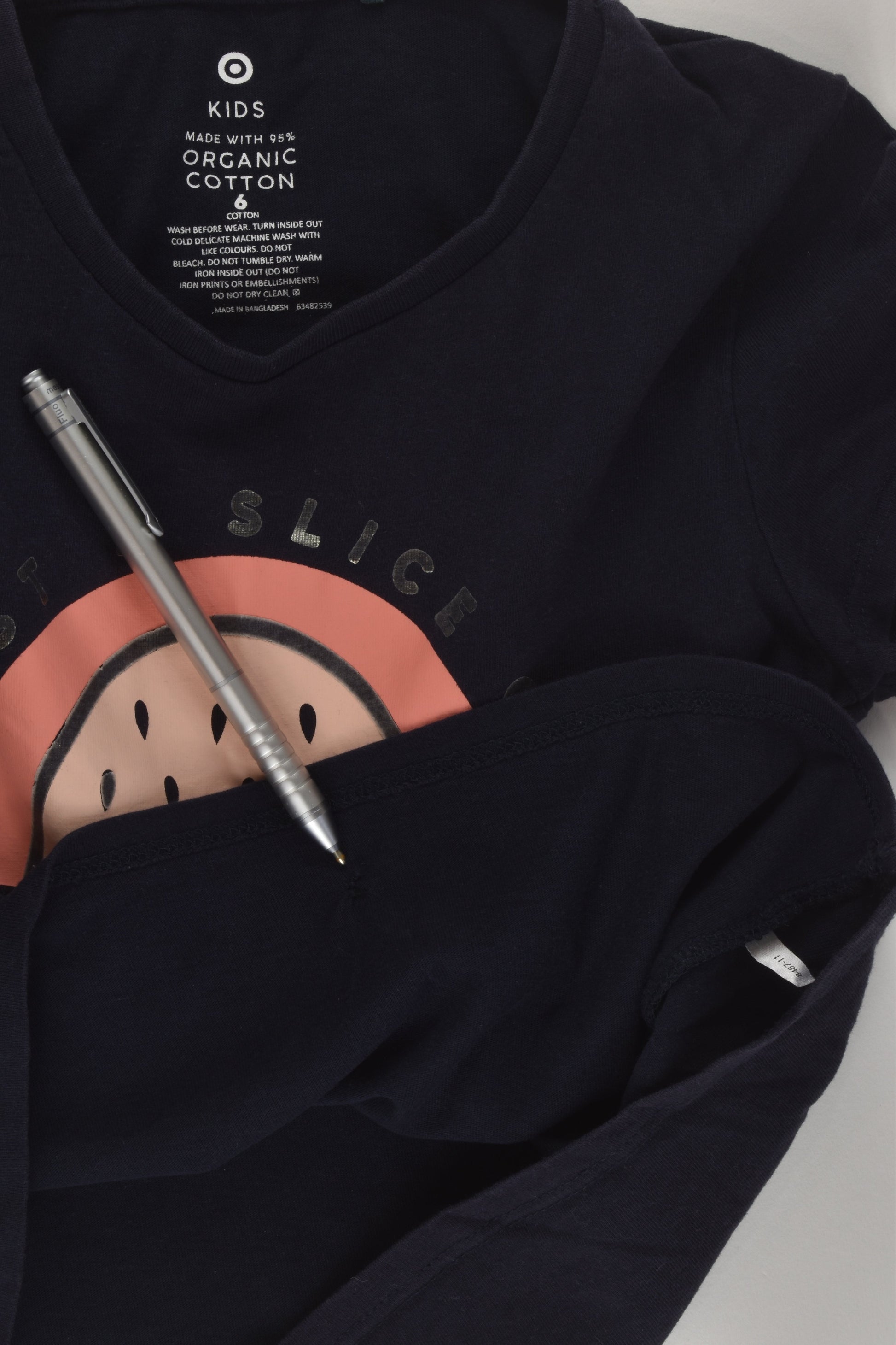 Target Size 6 Organic T-shirt