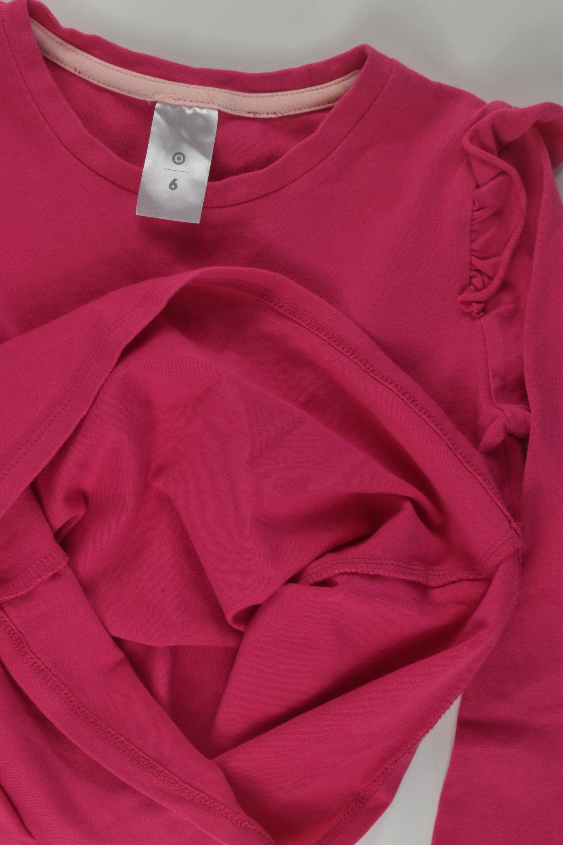 Target Size 6 Pink Top