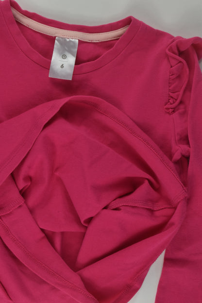 Target Size 6 Pink Top