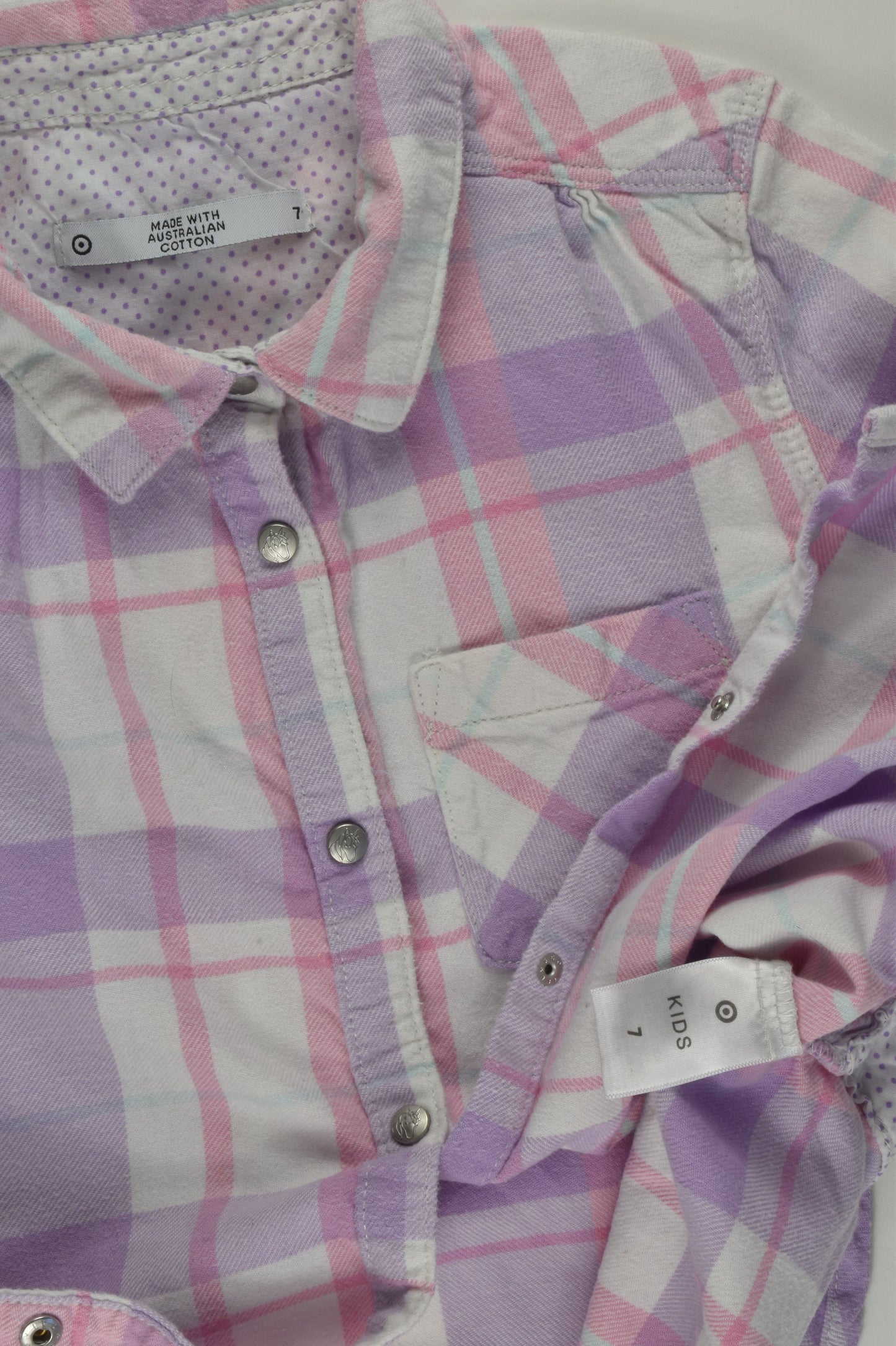 Target Size 7 Flannel Shirt