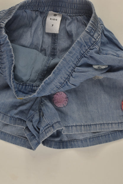 Target Size 7 Lightweight Denim Shorts