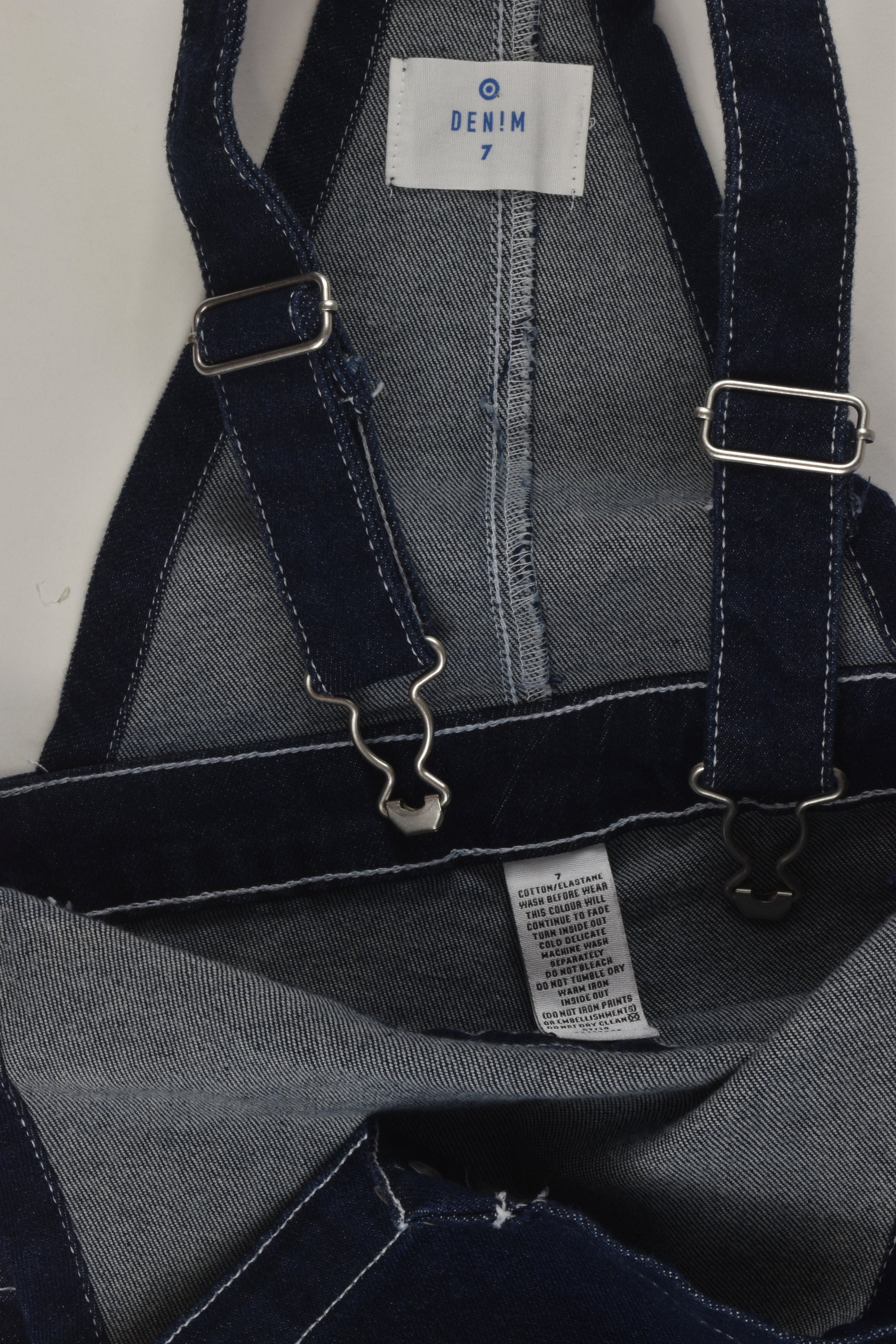 Target Size 7 Short Denim Overalls