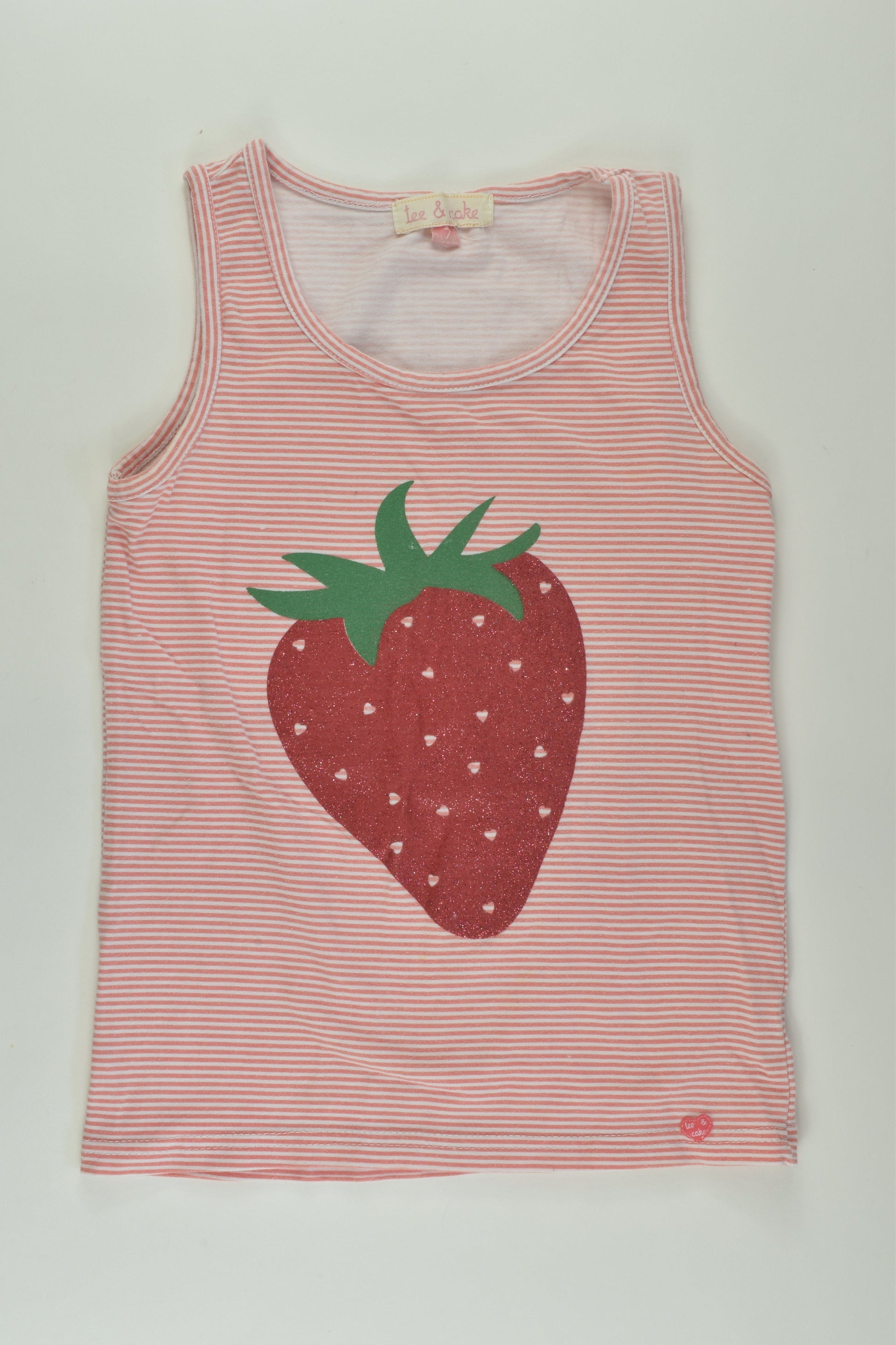 Tee & Cake Size 7 Strawberry T-shirt