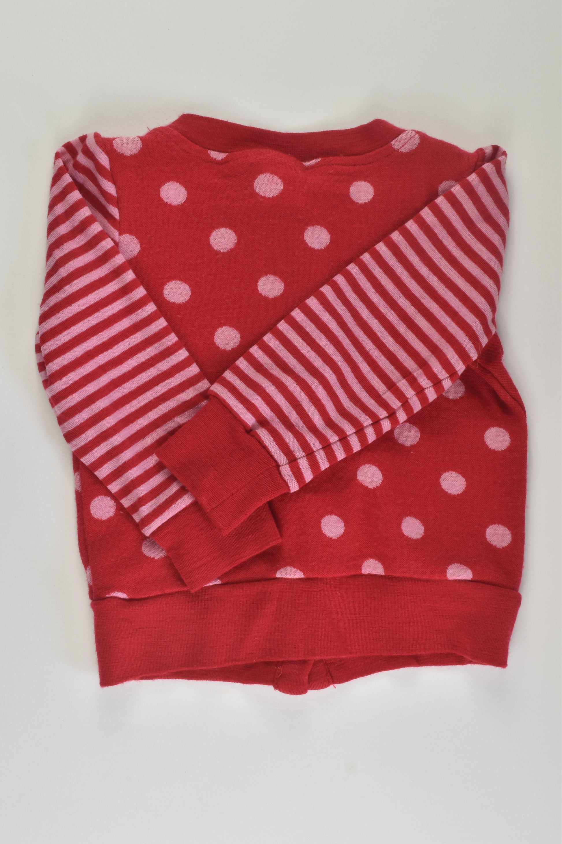 Teeny Weeny Size 1 Pink Merino Wool Cardigan