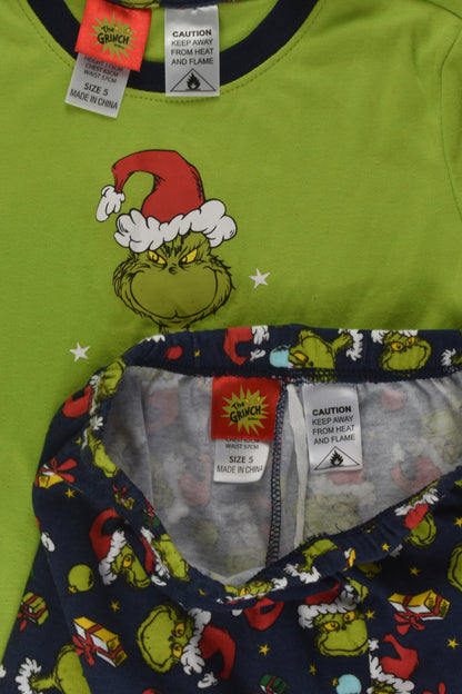 The Grinch Size 5 Christmas Short Pyjamas