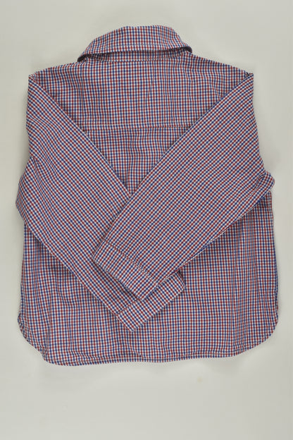 The Little White Company Size 1 Button-up Shirt