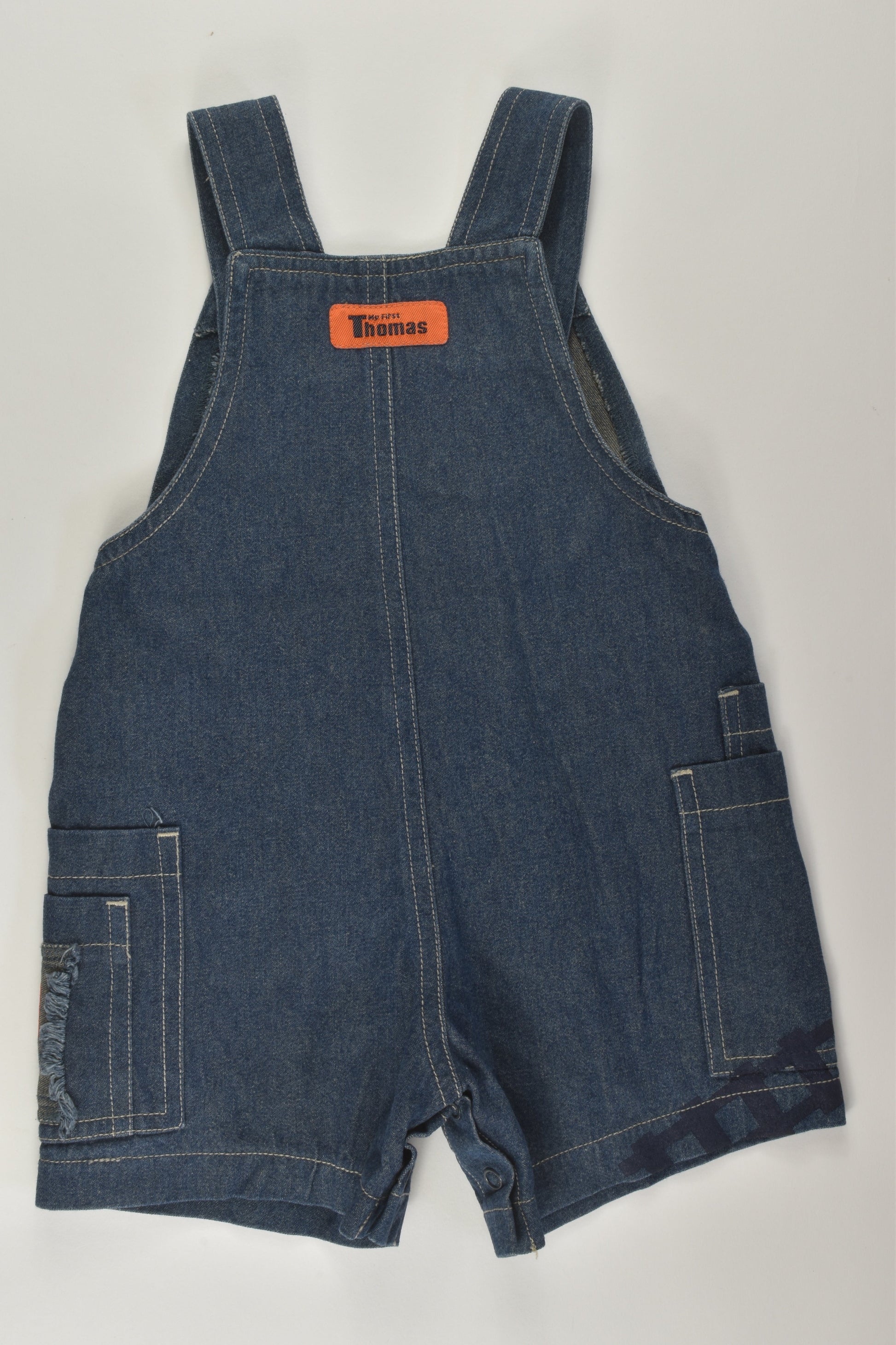 Thomas & Friends Size 00 Short Denim Overalls