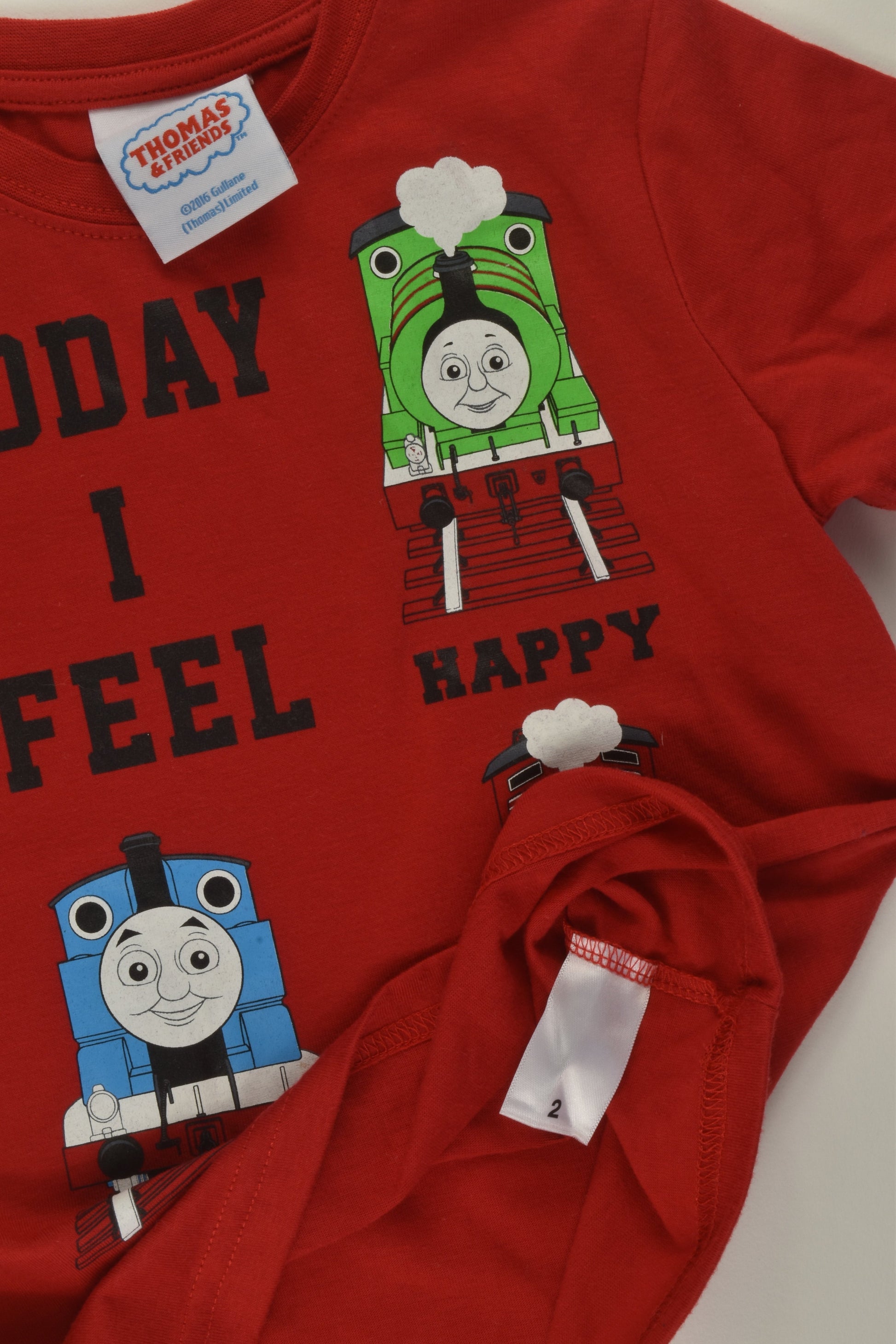 Thomas & Friends Size 2 'Today I Feel' T-shirt