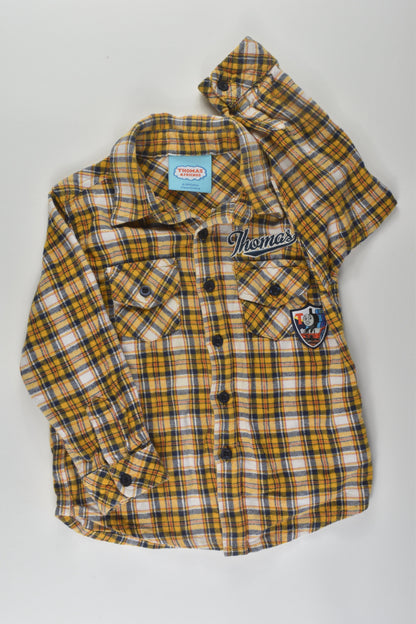 Thomas & Friends Size 3 Flannel Shirt