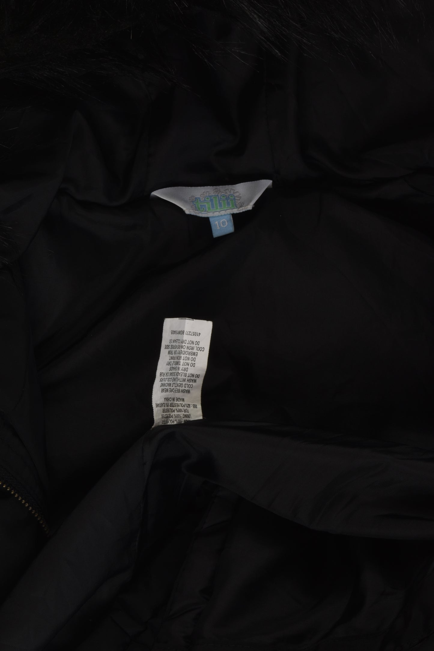 Tilii Size 10 Warm Puffer Jacket