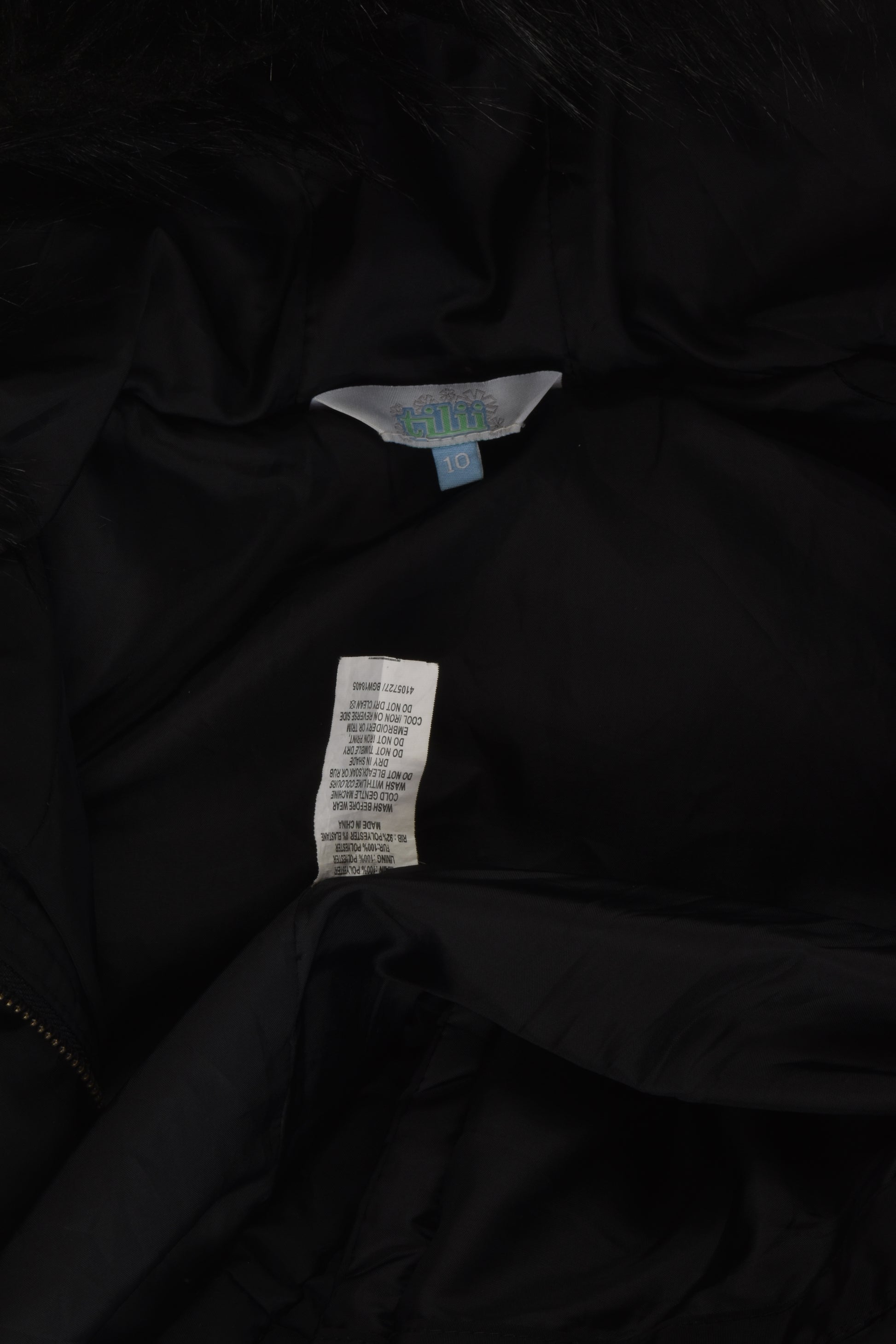 Tilii Size 10 Warm Puffer Jacket