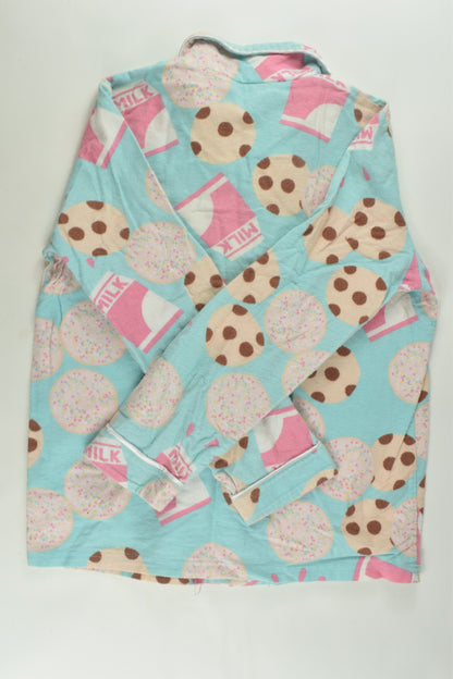 Tilii Size 12 'Cookies and Milk' Flannel Shirt