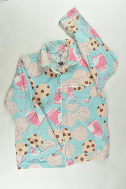 Tilii Size 12 'Cookies and Milk' Flannel Shirt