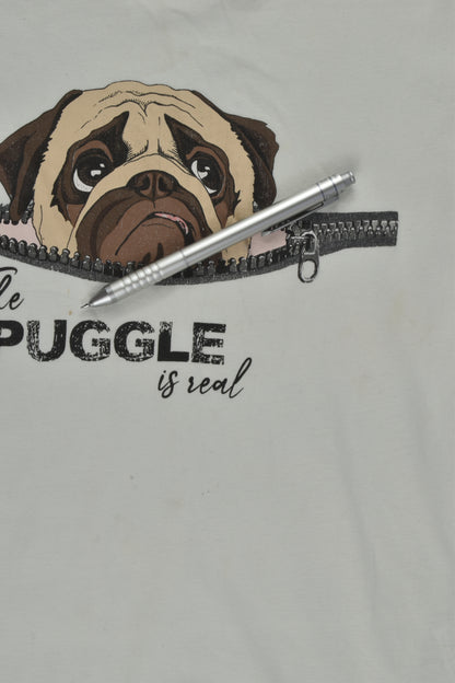 Tilii Size 9 'The Puggle is Real' T-shirt