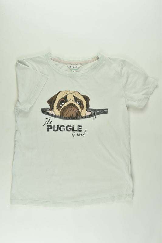 Tilii Size 9 'The Puggle is Real' T-shirt