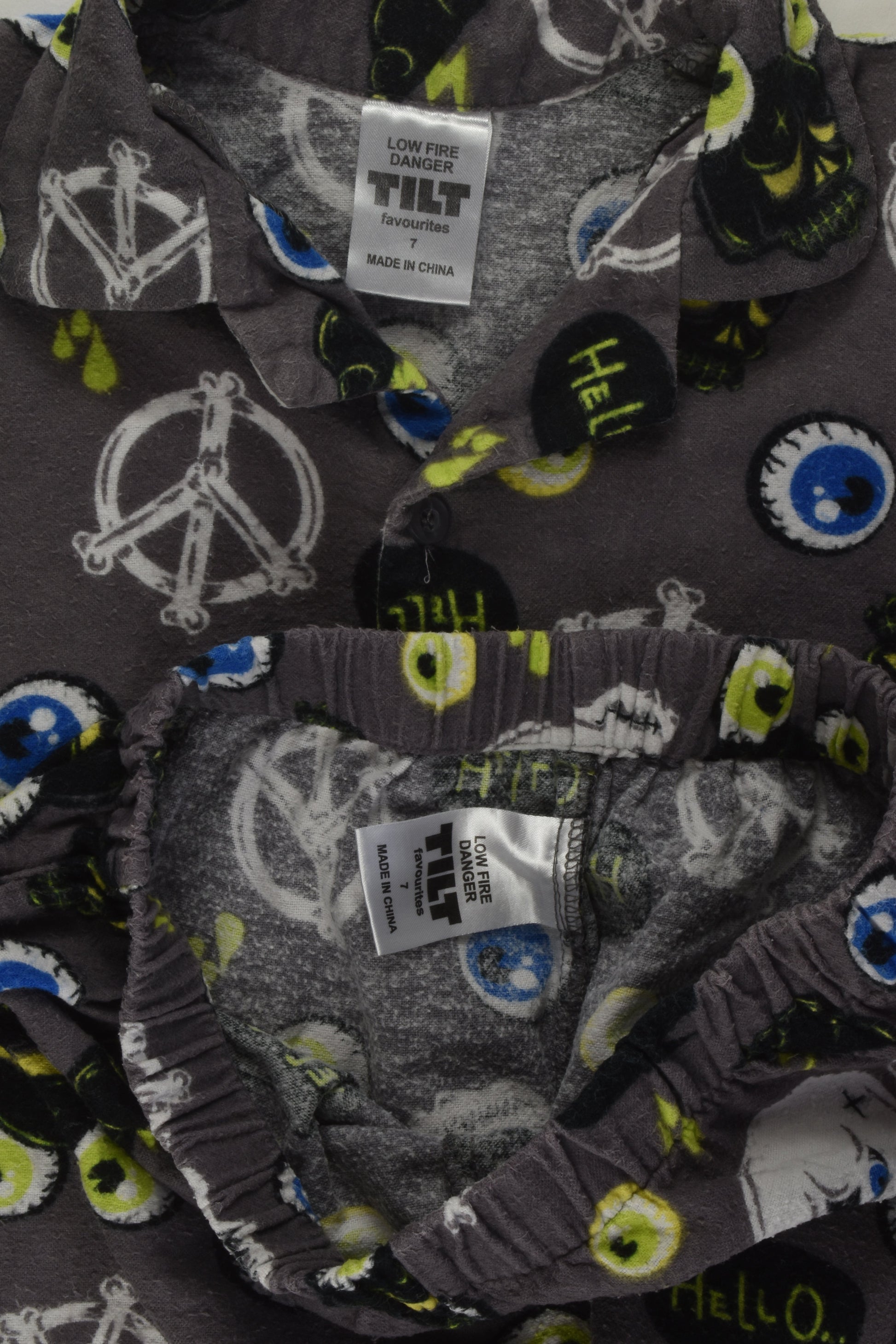 Tilt Size 7 Flannel Pyjamas