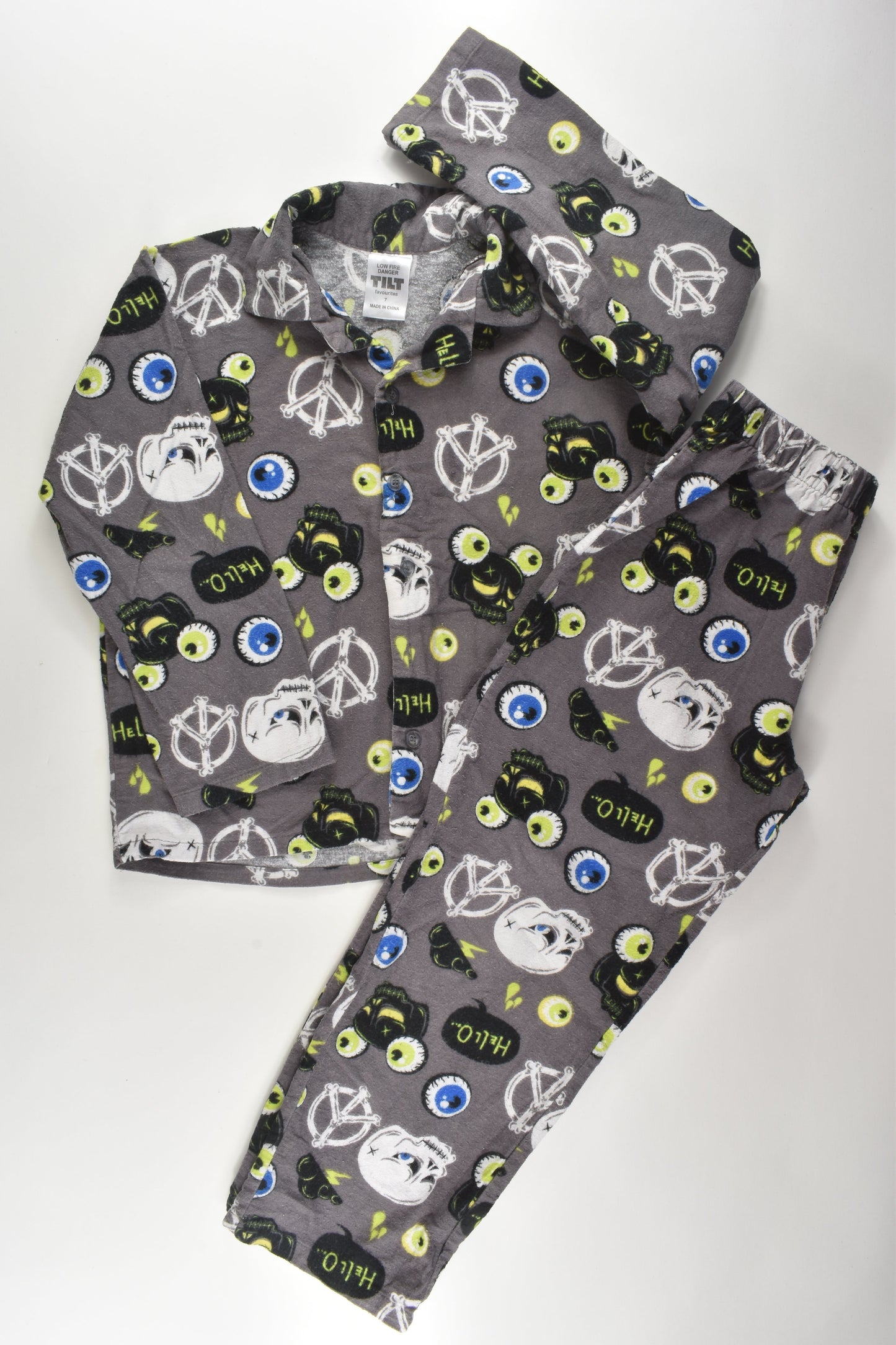 Tilt Size 7 Flannel Pyjamas