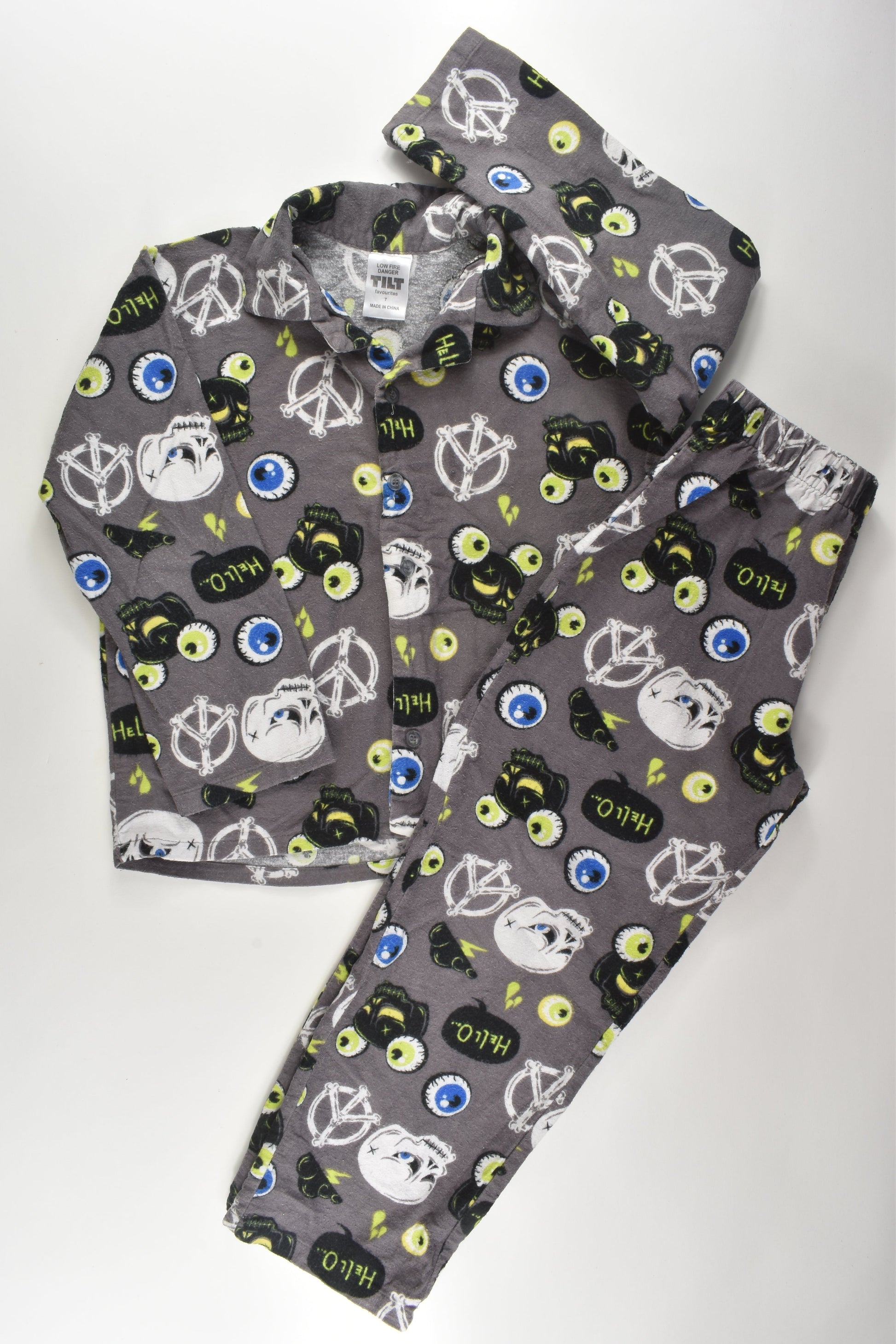 Tilt Size 7 Flannel Pyjamas