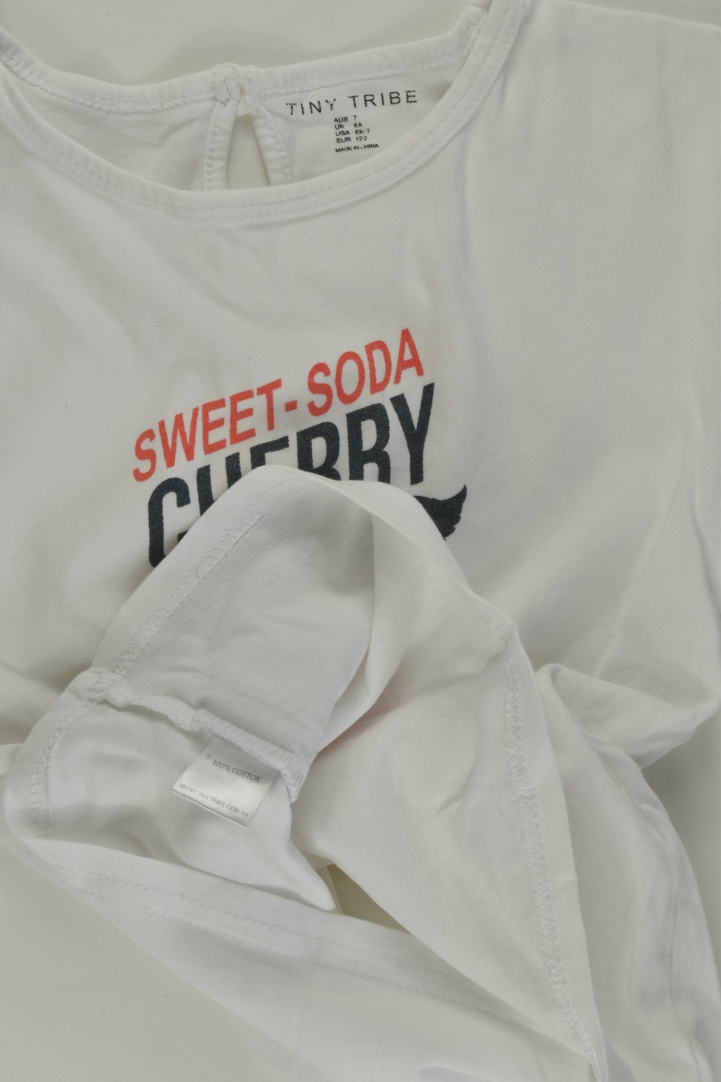 Tiny Tribe Size 7 Cherry T-shirt