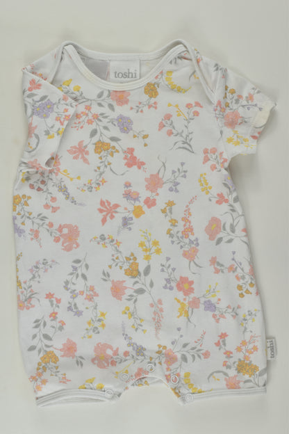 Toshi Size 00 Floral Short Romper