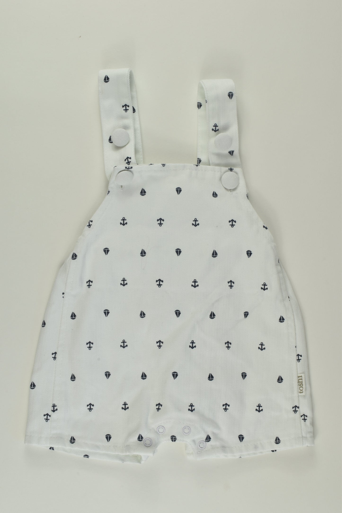 Toshi Size 00 Nautical Short Overalls