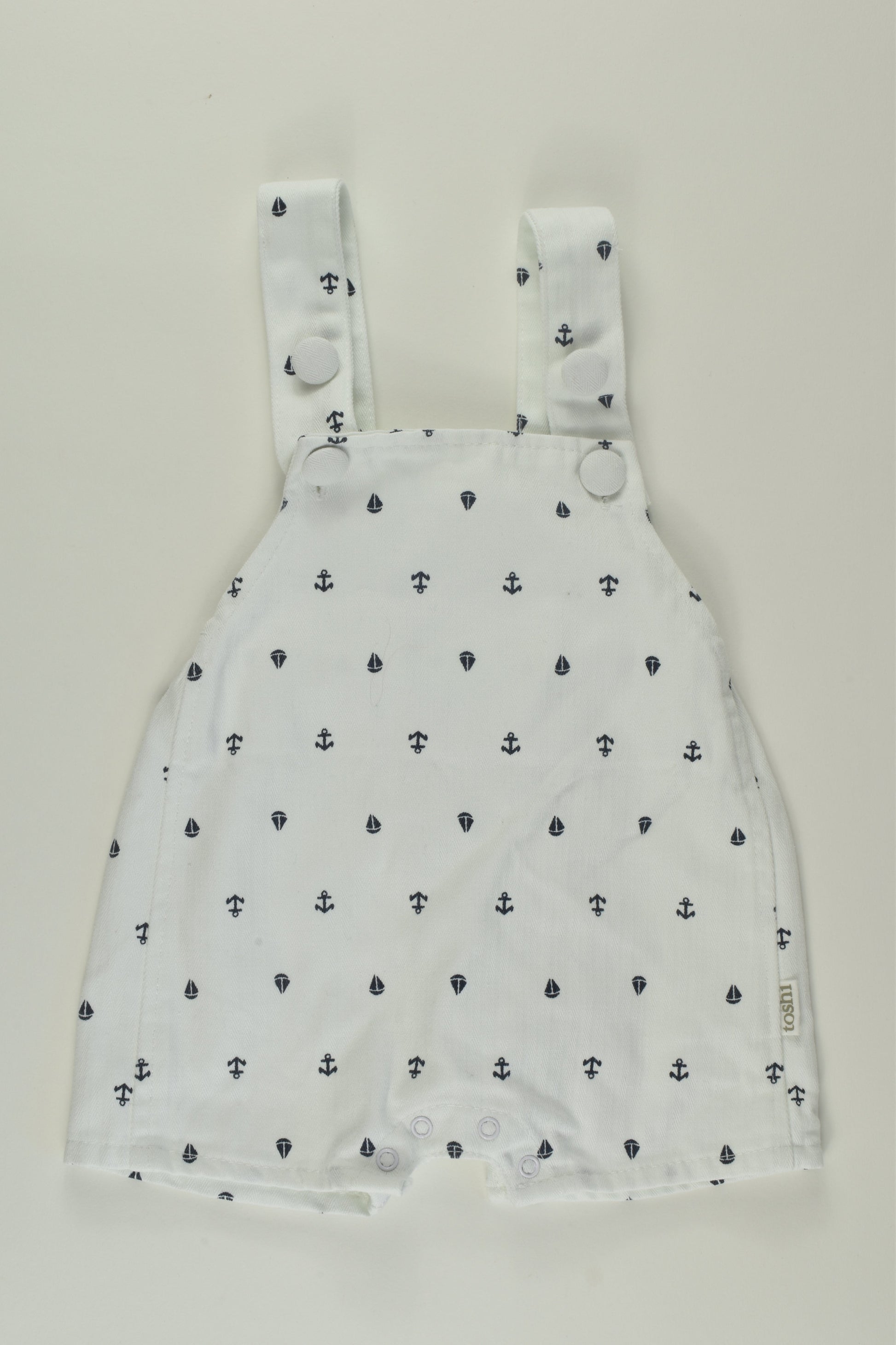Toshi Size 00 Nautical Short Overalls