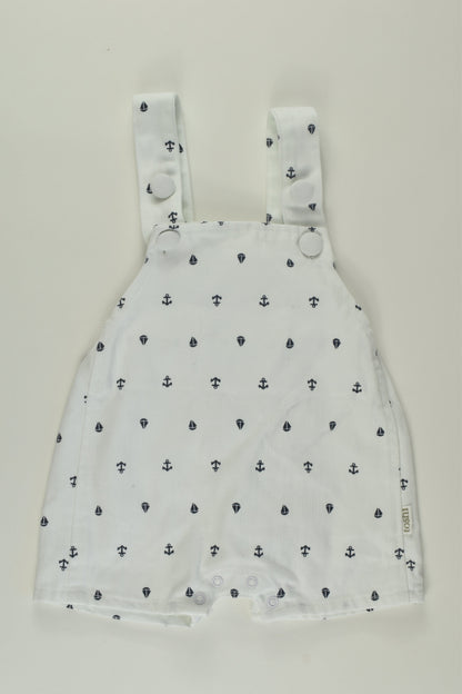 Toshi Size 00 Nautical Short Overalls
