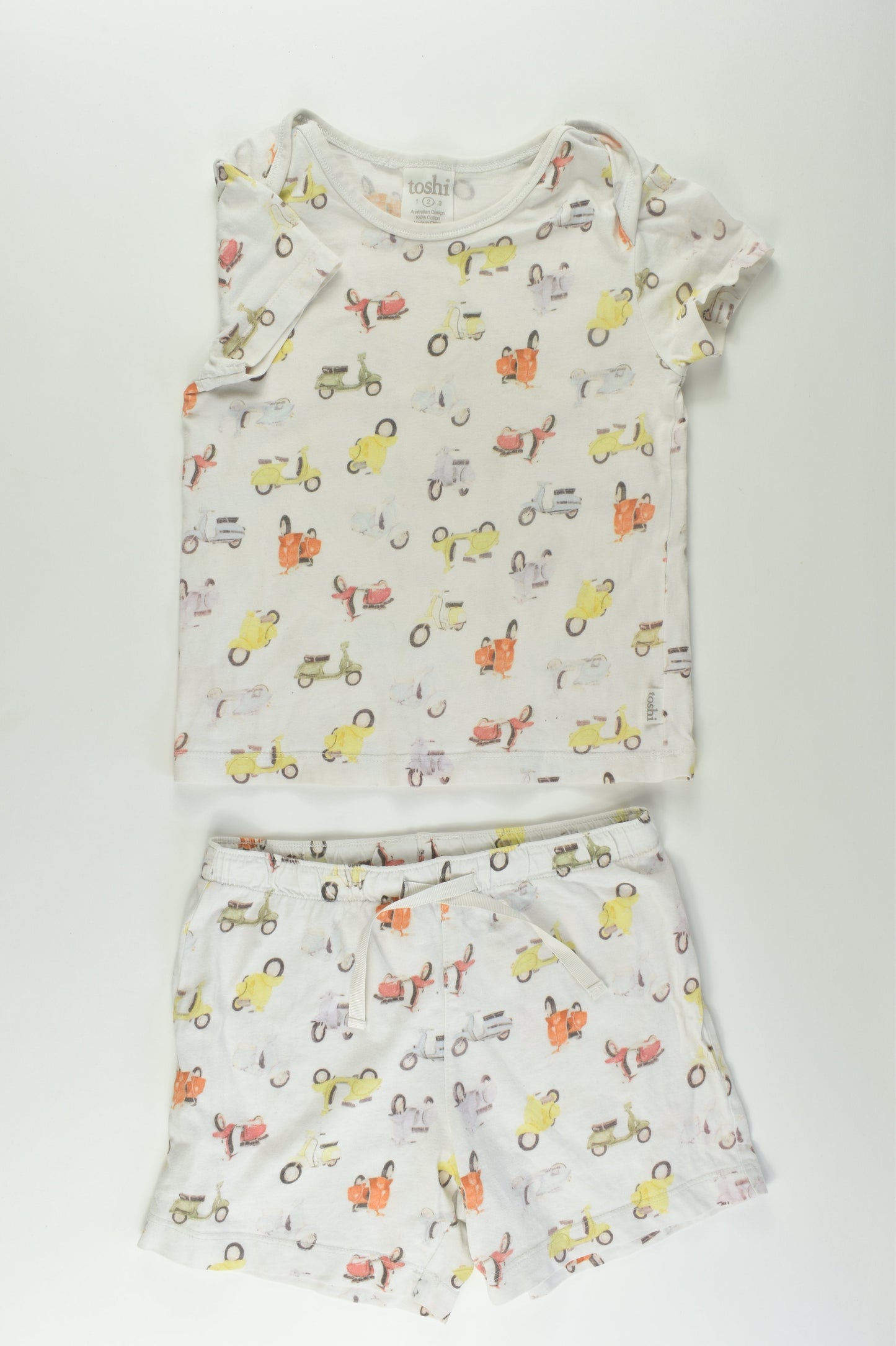 Toshi Size 2 Vespa Short Pyjamas
