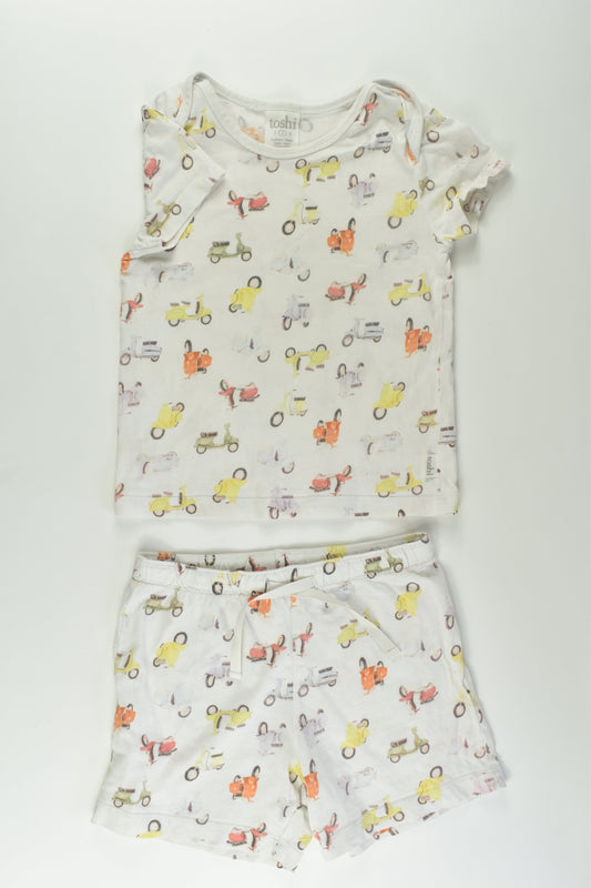 Toshi Size 2 Vespa Short Pyjamas