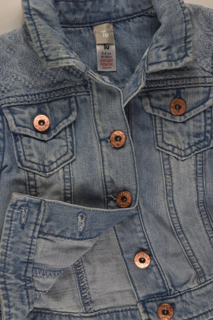 Tu Size 3-4 Denim Jacket