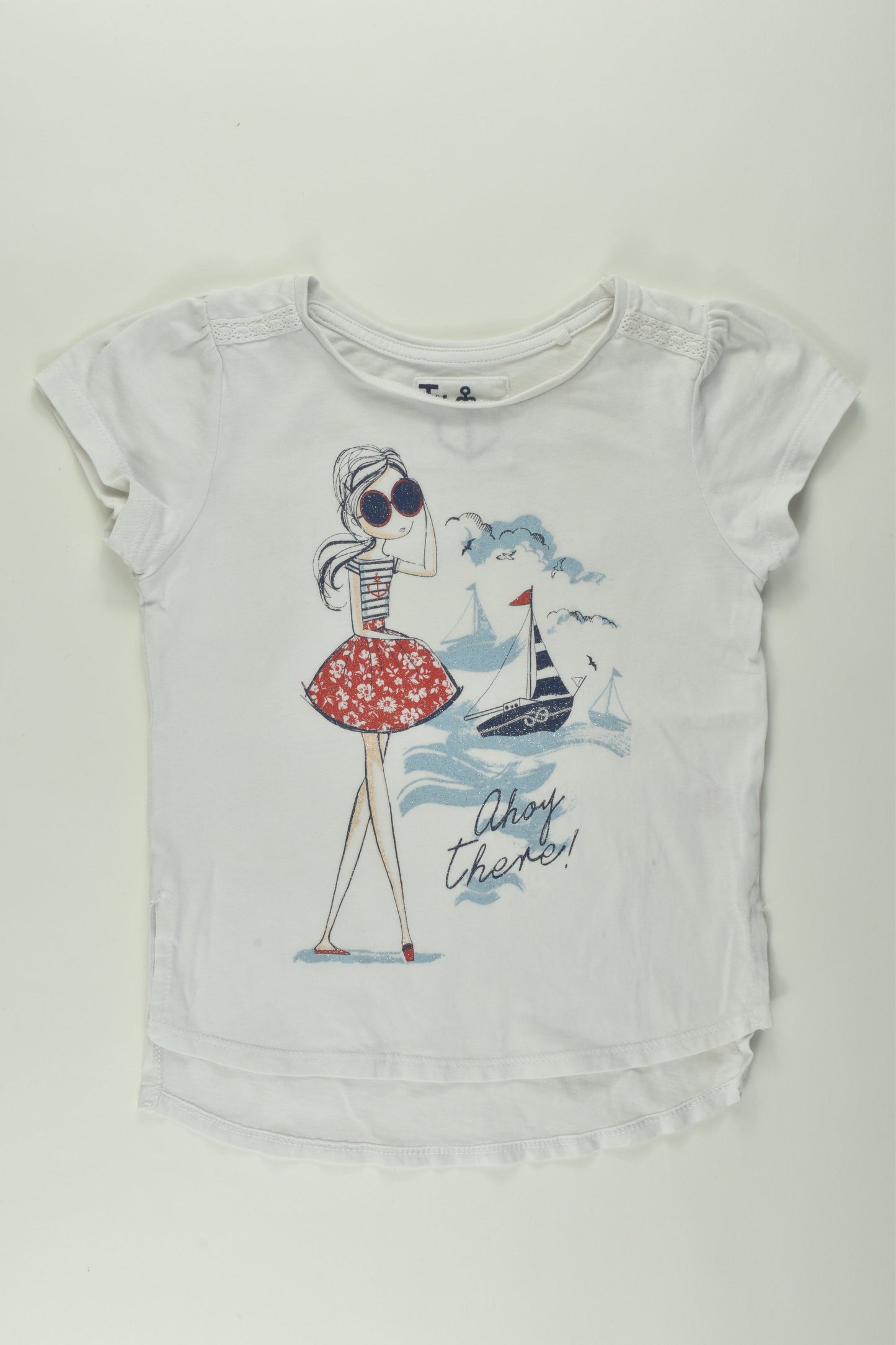 Tu Size 5 'Ahoy There!' T-shirt