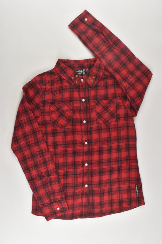 Tumble 'N Dry Size 7/8 Checked Shirt