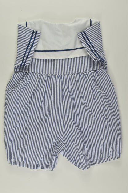 Tuppence Size 00 'Sailor Bear' Romper