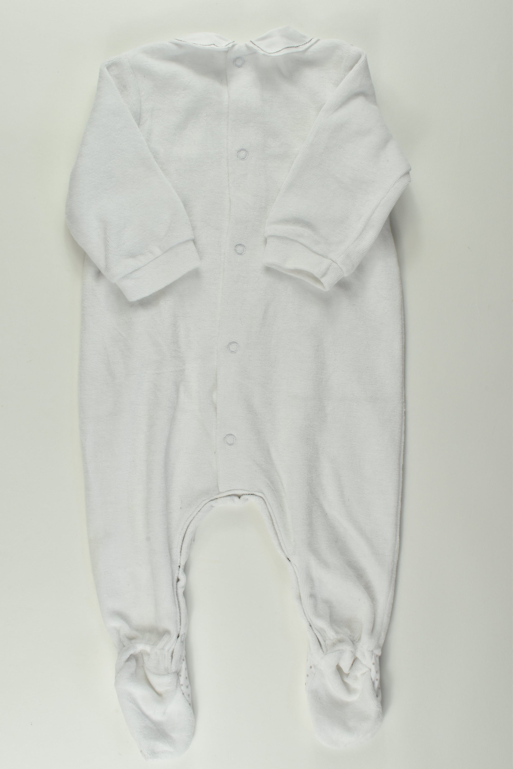 Tutto Piccolo Size 00 Velour Romper with Collar