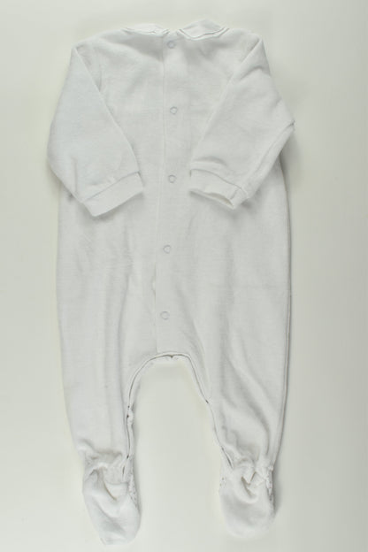 Tutto Piccolo Size 00 Velour Romper with Collar