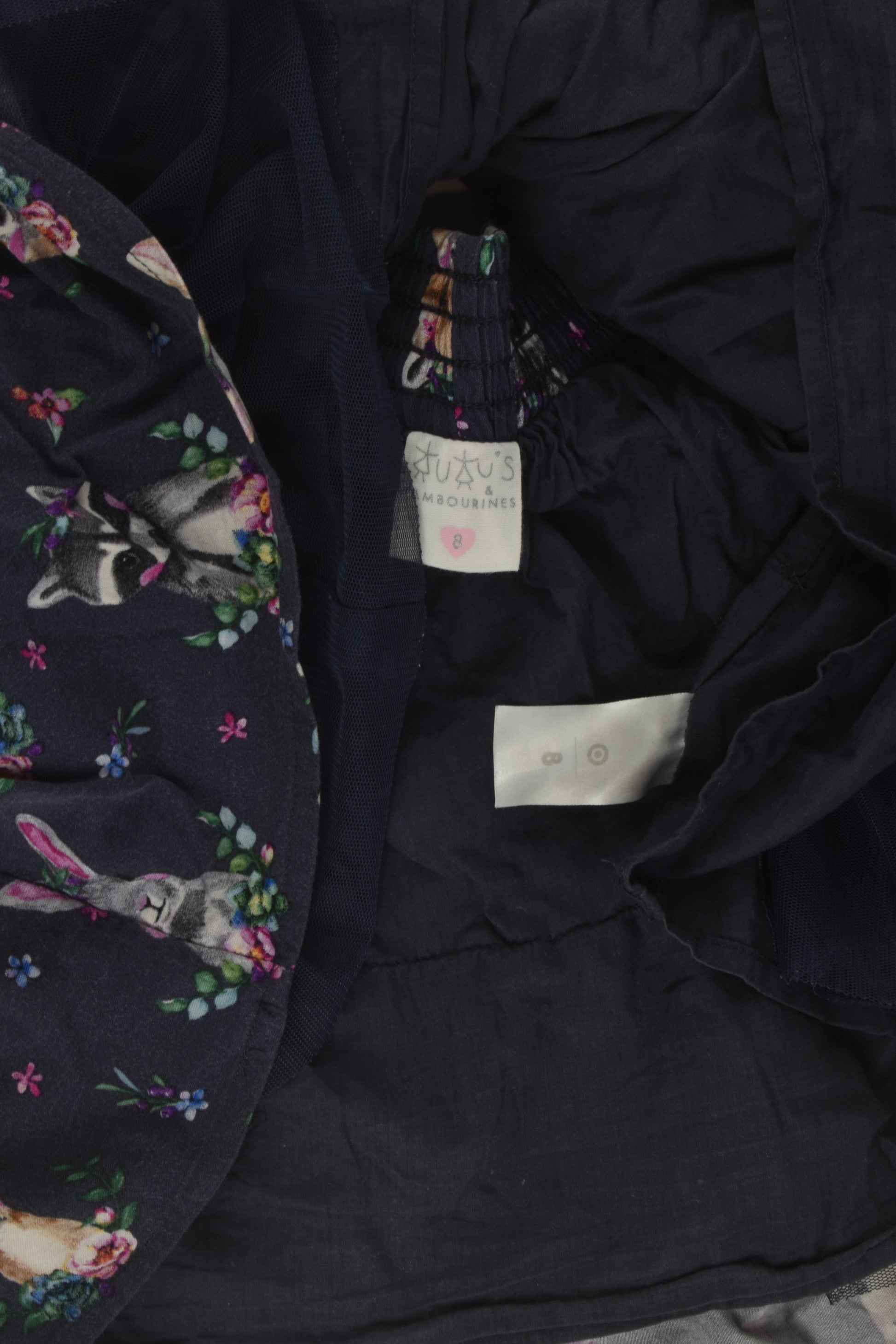 Tutu's & Tambourines Size 8 Forest Animals Skirt
