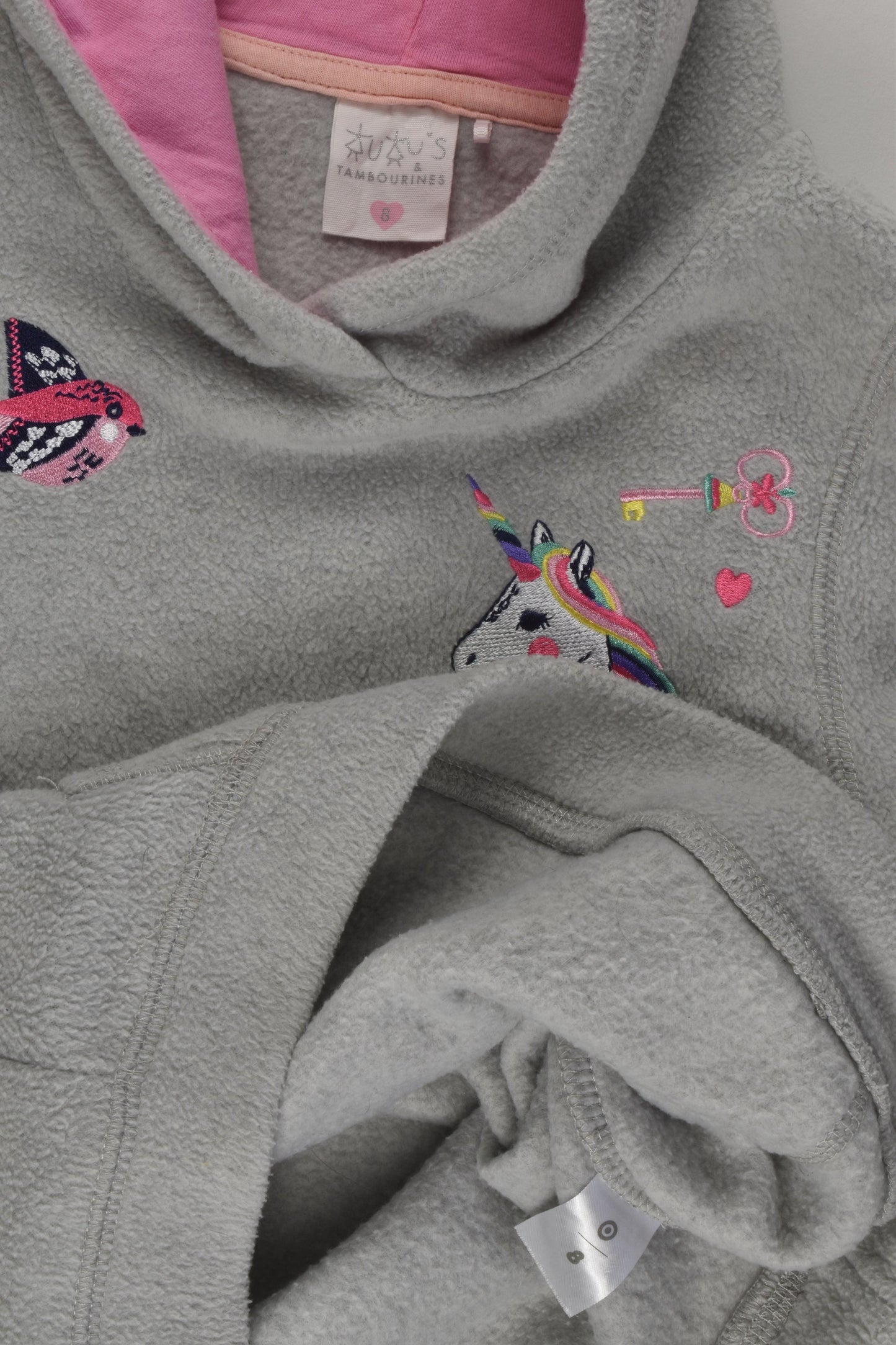 Tutus and Tambourines Size 8 Fleece Jumper