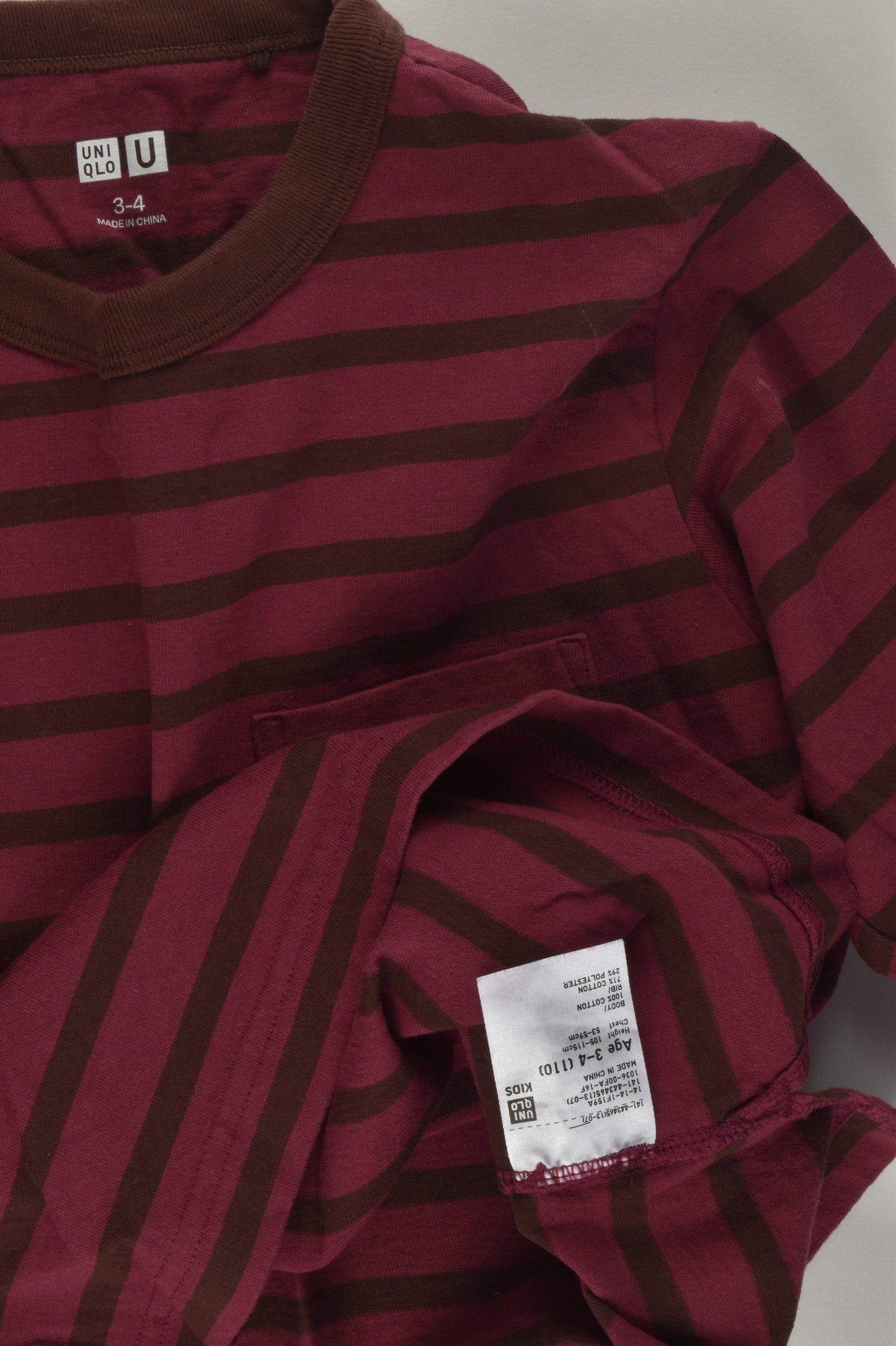 Uniqlo Size 3-4 Striped Top