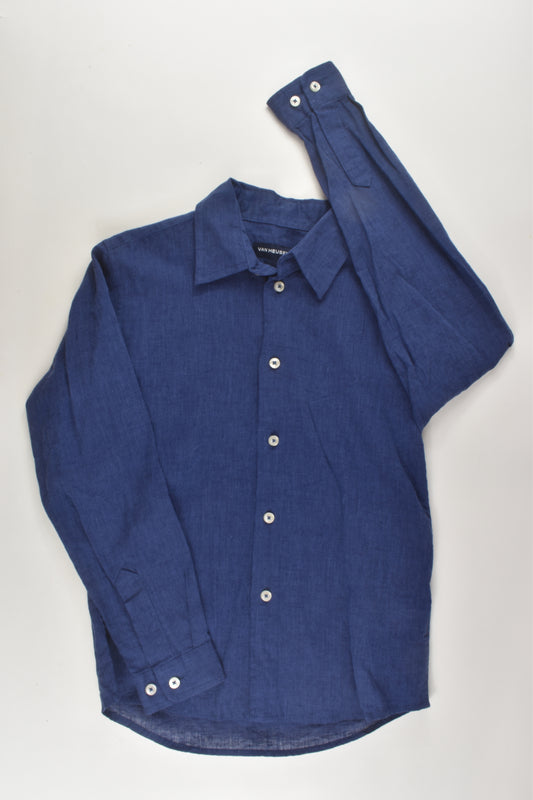 Van Heusen Size 7 Linen Blend Shirt