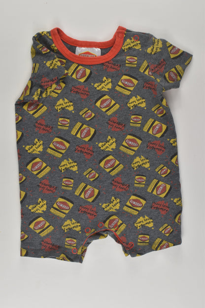 Vegemite Size 0 Short Romper